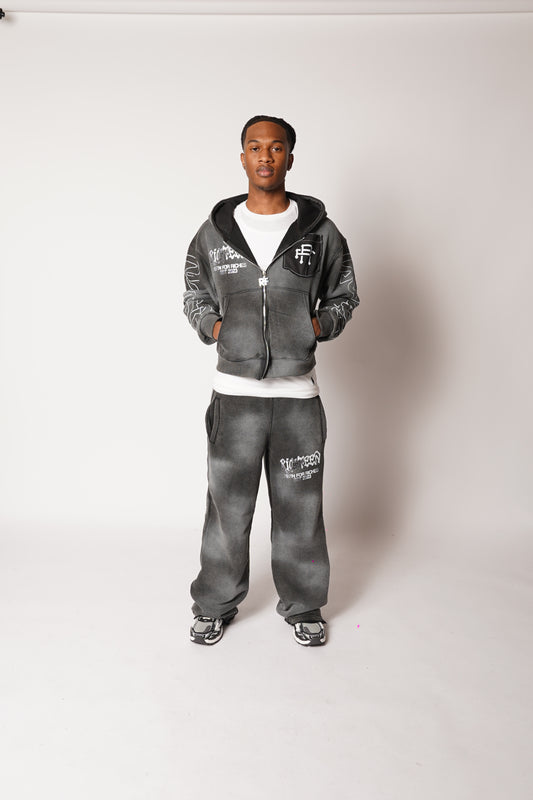 " LIFESTYLE BLACK SWEATSUIT "